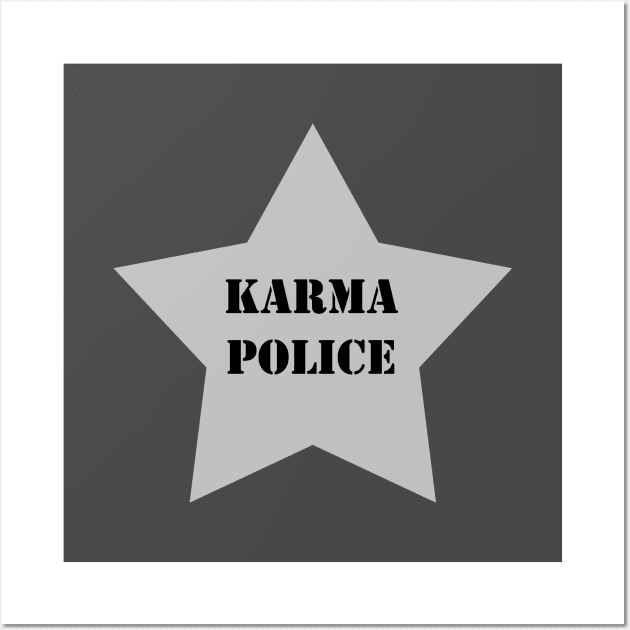 Karma Police, star Wall Art by Perezzzoso